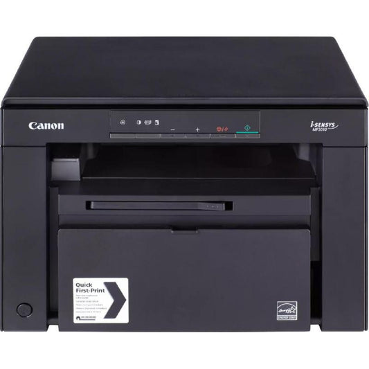 طابعة كانون PRINTER CANON SENSYS LJ MF3010 3in1طابعة كانون الليزرية متعددة الوظائف MF3010 | طباعة-نسخ-مسح + سرعة 18 صفحة/دقيقة + ضمان سنة