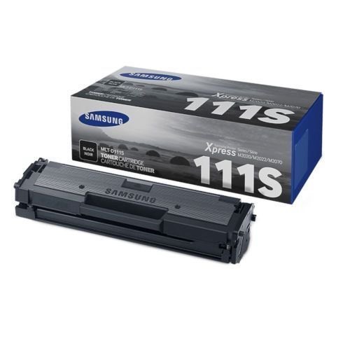 **خرطوشة سامسونج الأصلية MLT-D111S (111S) – أسود – 1000 صفحة – متوافقة مع M2020 / M2070**