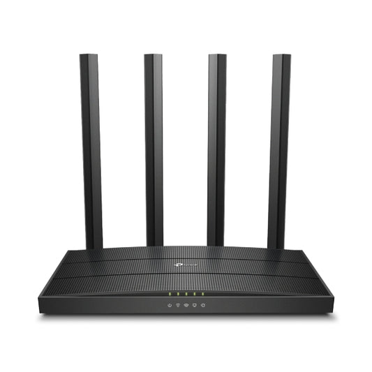 تاب لينك TP LINK AC1900 WIF RO Archer C80 راوتر واي فاي تي بي لينك TP-Link Archer C80 AC1900 ثنائي النطاق | تقنيات 3×3 MIMO و MU-MIMO و 4 هوائيات عريضة باللون الأسود