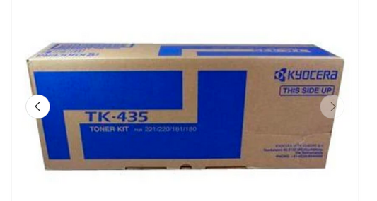 خرطوشة كيوسيرا TK-435 أسود – 6000 صفحة – متوافقة مع P2040dn / TA 221 / FS-1035MFP – من UnitedSystems