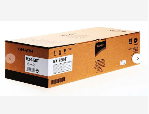 حبر ليزر شارب أصلي MX-315GT/FT – أسود – 27,000 صفحة – متوافق مع MX-M265N / MX-M315N / MX-M356N