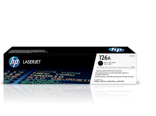 حبر HP 126A أصلي (CE311A) – أسود – 1200 صفحة – UnitedSystems