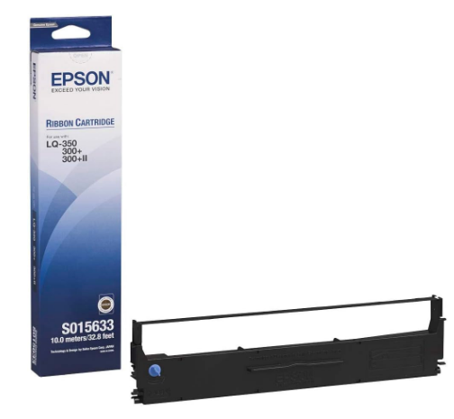 حبر طابعة ابسون AVE- TECH LQ350خرطوشة شريط حبر إبسون الأصلية C13S015633 – 2.5 مليون حرف – متوافقة مع LQ-350 / LQ-300 / LQ-2090