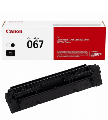 **خرطوشة حبر كانون أصلية CRG-067 Black (أسود) – 1350 صفحة طباعة عالية الجودة | UnitedSystems**حبر طابعة كانون اسود CANON 067 AVE-TECH