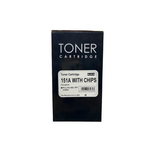 **خرطوشة حبر ليزر سوداء HD 151A (W1510A) متوافقة مع HP LaserJet Pro 4003 / 4103 / M110 – طباعة واضحة حتى 1050 صفحة**حبر طابعة HP 151A  اصلي