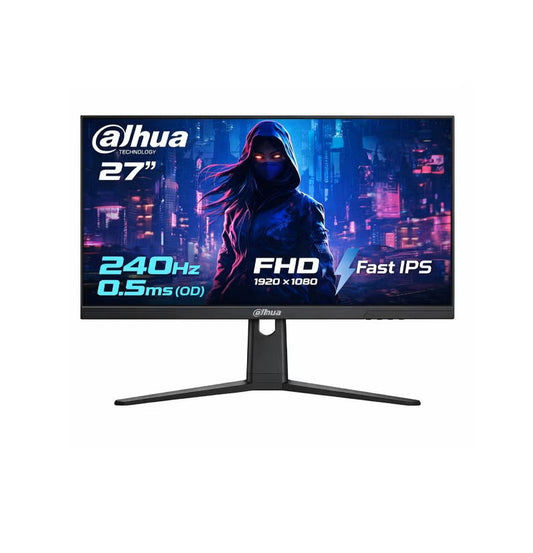 شاشة العاب دهوا 240HZ DAHUA MORNITOR 27 شاشة داهوا للألعاب مقاس 27 بوصة فئة LED Fast IPS | دقة Full HD | معدل تحديث 240 هرتز | عضو 0.5 ملي ثانية Adaptive Sync - United Systems