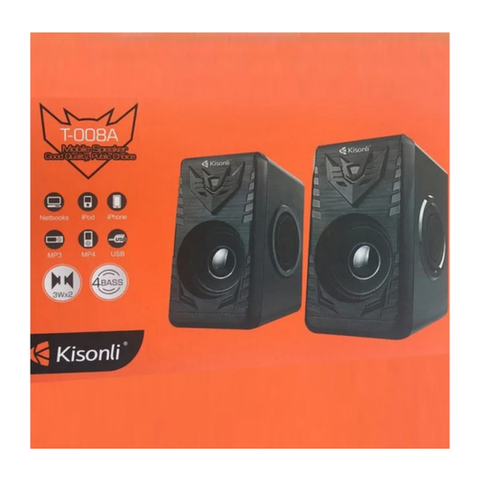 سماعة اسبيكر KISONLI T008 USB