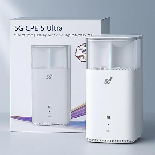 راوتر هواوي بروفي الجيل الخامس هواوي بروفي 5G CPE 5 Ultra H168-383 | واي فاي واي فاي 7 | السرعة 11.7 جيجابت في الثانية