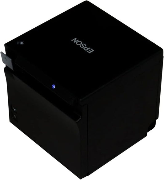طابعة فواتير ايصالات ابسون WIFI-RC-TM-Tm30-122A0طابعة إيصالات إبسون TM-m30II WiFi | سرعة 250مم/ث + بلوتوث + إيثرنت + تصميم مكعب مدمج