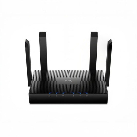 راوتر كودي الألماني الجيل السادس Cudy AX3000 Gigabit Mesh Wi-Fi 6 | معالج ثنائي النواة 1.3 جيجا هرتز | الموديل WR3000