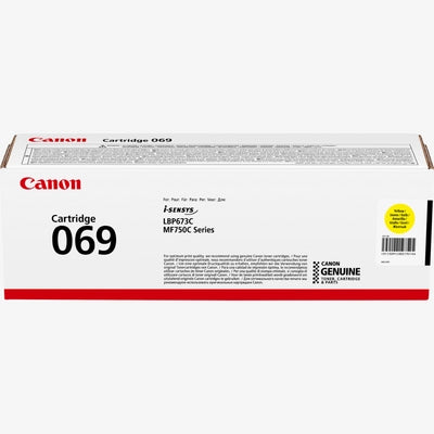 خرطوشة Canon 069 صفراء أصلية (أصفر) – إنتاجية حبر عالي وداء رئسي من شركة United Systems