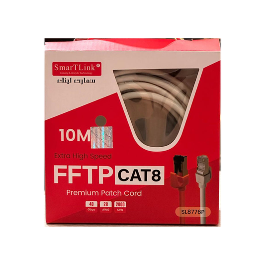 كيبل شبكة كات8 CAT8 10M
