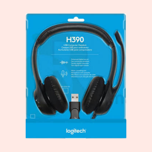 سماعة راس لوجيتك LOGITECH USB H390