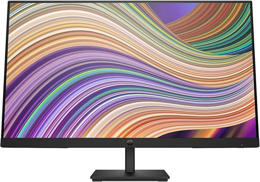 شاشة اتش بي 27 بوصة HP MORNITOR LED SE -شاشة كمبيوتر HP P27 G5 IPS مقاس 27 بوصة | دقة Full HD | معدل تحديث 100 هرتز انسيابي | سماعات داخلية وحامل هيدروليك كامل التدوير