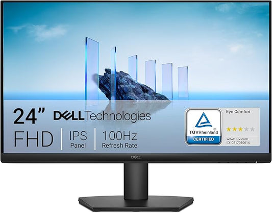 شاشة ديل LED DELL 2425HM شاشة ديل مقاس 24 بوصة (23.8 فعلي) فئة LED IPS | موديل SE2425HM | دقة Full HD | معدل تحديث 100 هرتز انسيابي