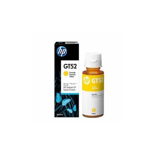 حبر HP GT 52 أصفر أصلي 70 مل – حتى 8000 صفحة | متوافق مع Smart Tank & DeskJet | أصلي 100% من HP