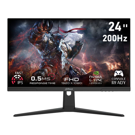 شاشة العاب دهوا 200hz DAHUA MORNITOR 24 شاشة داهوا للألعاب والإنتاجية مقاس 24 بوصة فئة LED | دقة Full HD | خيارات تحديث لغاية 200 هرتز / 165 هرتز / 100 هرتز ضد التوهج - United Systems