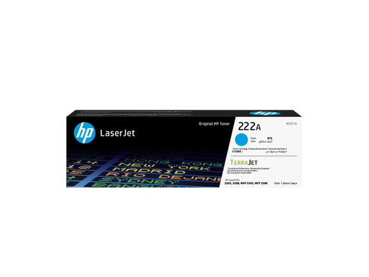 خرطوشة حبر HP 222A أزرق سيان الأصلي (W2221A) - تقنية TerraJet من United Systems