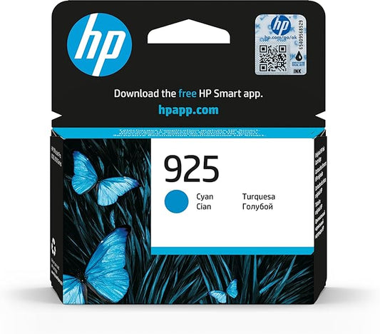 🔵 خرطوشة حبر إتش بي أزرق سماوي أصلي HP 925 Cyan