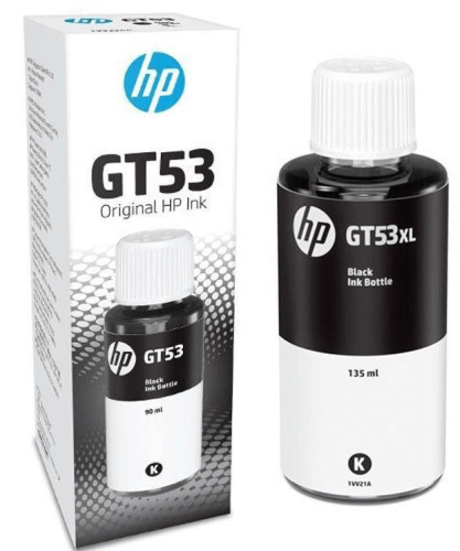 حبر اتش بي اصلي اسود INK HP GT51 53 BLACK BOTTLEحبر HP GT53 أسود أصلي – طباعة 6000 صفحة | UnitedSystems | شحن سريع - ضمان الأصلي