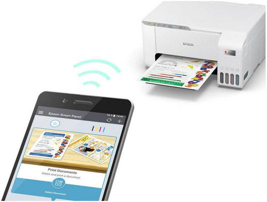 طابعة صور ابسون PRINTER EPSON L3256 TANKطابعة صور إبسون EcoTank L3256 لاسلكية 3 في 1 | وفّر 90% حبر + حبر يكفي 3 سنوات + ضمان رسمي