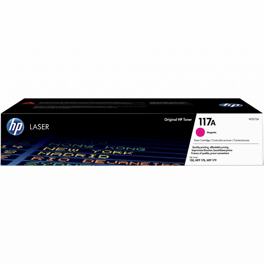 خرطوشة حبر ليزر إتش بي أرجواني أصلي HP 117A Magenta (W2073A) لطابعات Color Laser