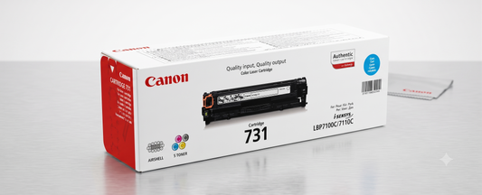 خرطوشة حبر Canon 731 زرقاء سماوي أصلية (سماوي) - تؤدي رئة من شركة يونايتد سيستمز