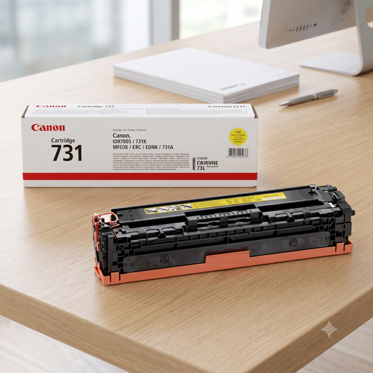 خرطوشة حبر Canon 731 أصفر أصلي (أصفر) - تؤدي طباعة مبهر من شركة يونايتد سيستمز