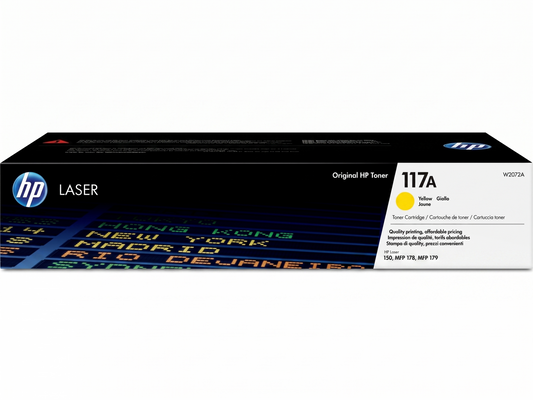 HP 117A الأصلي (W2072A) - خرطوشة حبر اللون الأصفر