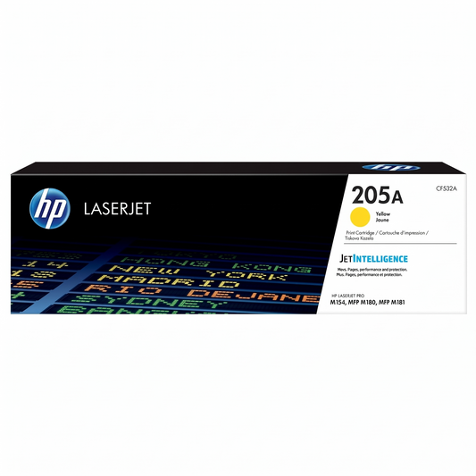 خرطوشة حبر HP 205A Yellow (CF532A) - أصلية ليزر - متوافقة مع طابعات Color LaserJet Pro