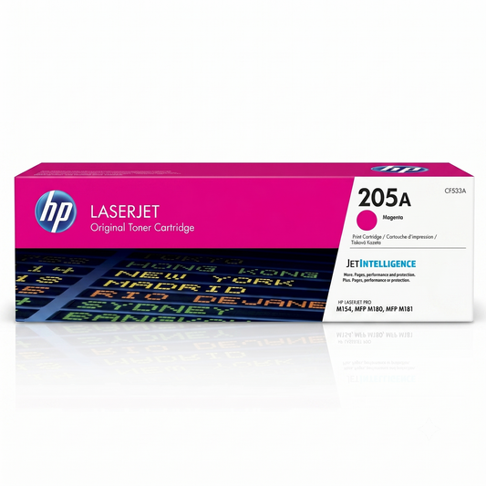 HP 205A خرطوشة حبر الأصلي (CF533A) اللون الأرجواني (Magenta)