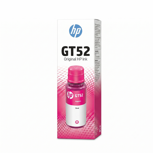 زجاجة حبر إتش بي أرجواني أصلي HP GT52 عالي الإنتاجية لطابعات DeskJet GT (70ml)