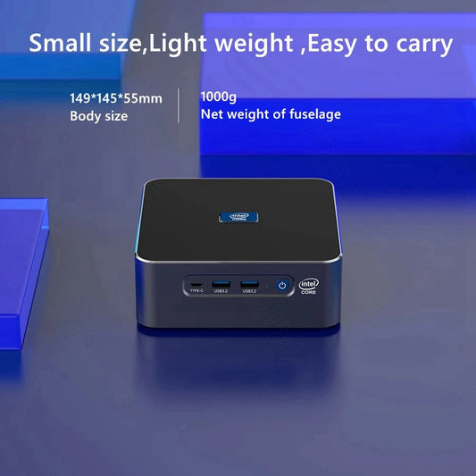 S600 Gaming Mini PC Core i9 12700H 32GB DDR4 1TB SSD m.2 PCIE4.0 Desktop Computer 2*2.5G LAN 4*4K WiFi6