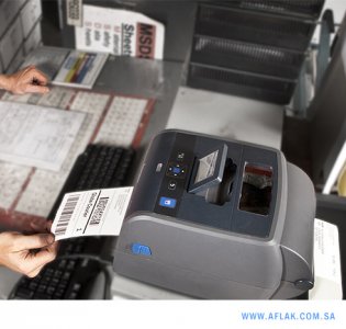 طابعة باركود INTERMEC BARCOD PRINTER PC43Tطابعة الملصقات المكتبية Intermec PC43T | دقة 203 نقطة | نقل حراري/مباشر | شاشة LCD + منفذ LAN