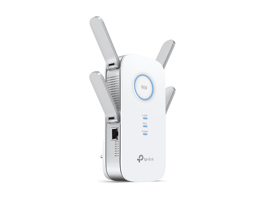 تبلينك TP LINK RANGE EXTENDAR AC2600 R650 موسع نطاق واي فاي تي بي لينك AC2600 ثنائي النطاق مع هوائيات ومنفذ خارجي جيجابت - موسع نطاق TP-Link