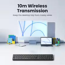 كيبورد ويرليس شحن ergonomic keyboard and mouse set 512