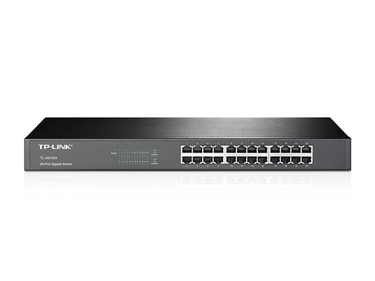 سويتش تبلينك 24 بورت TPLINK24 PORT GIGA سويتش بي لينك 24 منفذ جيجابت TL-SG1024D | هيكل معدني متين والشبكات المكتبية