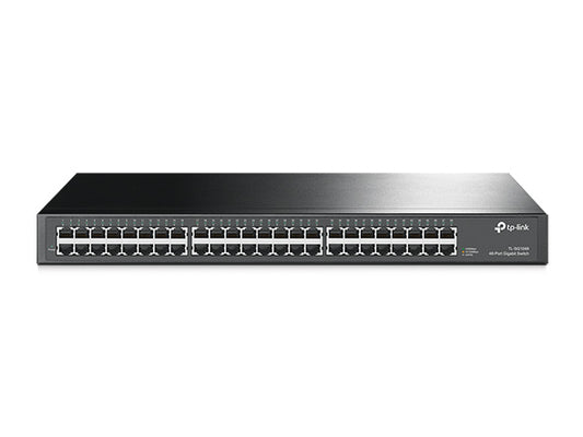 سويتش تاب لينك 48 بورت TPLINK NETWORK TP 48PORT GIG سويتش جيجابت تي بي لينك TP-Link TL-SG1048 ذو 48 منفذ | محول كمبيوتر مكتبي وراك ماونت ميني