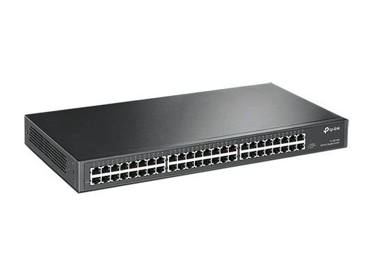 سويتش تاب لينك 48 بورت TPLINK NETWORK TP 48PORT GIG سويتش جيجابت تي بي لينك TP-Link TL-SG1048 ذو 48 منفذ | محول كمبيوتر مكتبي وراك ماونت ميني