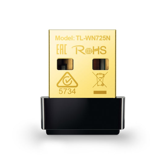 تاب لينك ويرلس 725 كارت WiFi يو اس بي تي بي لينك TL-WN725N | فاكس 150 ميجابت في الثانية | محول لاسلكي نانو فئة فئة N اللاسلك