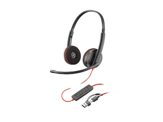سماعة اتش بي poly 3220 USB-C/A