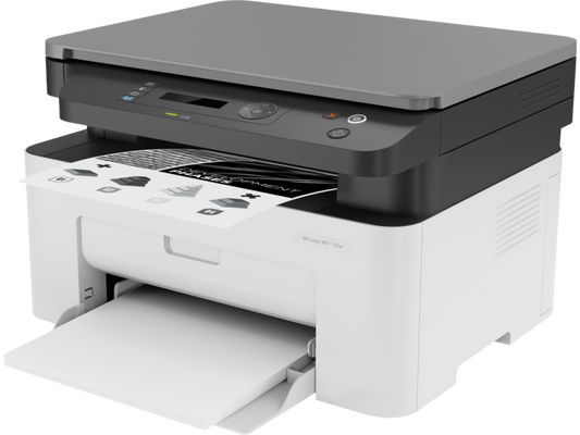 طابعة ليزر اسود اتش بي PRINTER HP LJ MFP 137fnW)طابعة HP Laser MFP 137fnw متعددة الوظائف | طباعة-نسخ-مسح-فاكس + واي-فاي + سرعة 21 صفحة/دقيقة
