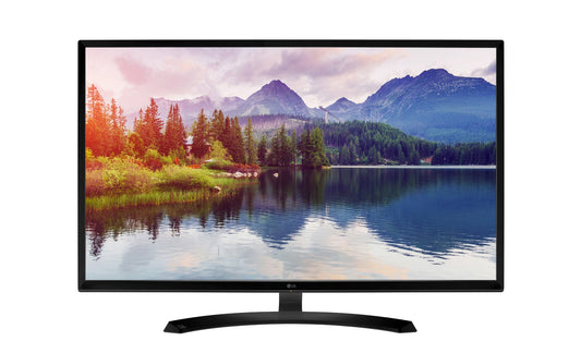 شاشة ال جي بوصة LG32 IPS LED شاشة ال جي مقاس 32 بوصة (31.5 فعلي) فئة LED Full HD IPS | سماعات داخلية ومشغل فلاشة USB | مكاتب وكاميرات مراقبة ضد التوهج