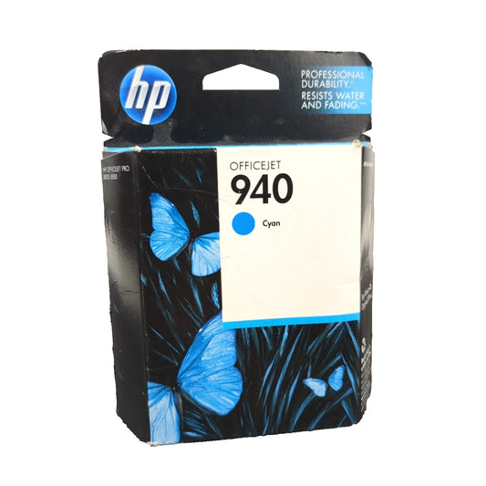خرطوشة حبر HP 940XL سماوية أصلية C4907AN – جديدة غير مستخدمة (منتهية الصلاحية أبريل 2013) | متوافقة مع HP Officejet Pro 8500, 8000, 8500Aحبر Hp اصلي ازرق 940