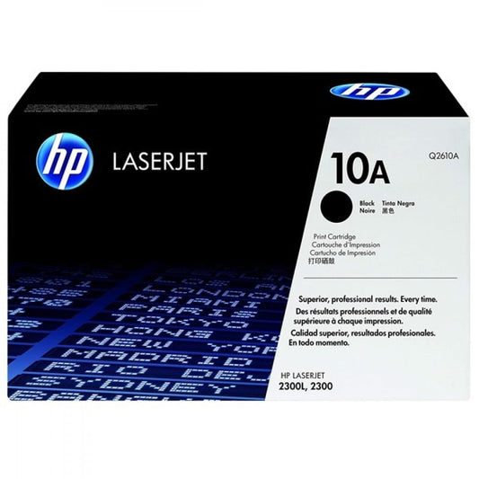 **خرطوشة حبر ليزر HP 10A أصلية – Q2610A أسود | طباعة واضحة حتى 2000 صفحة | متوافقة مع LaserJet 1010/1020/1022**حبر طابعة HP 10اسود اصلي