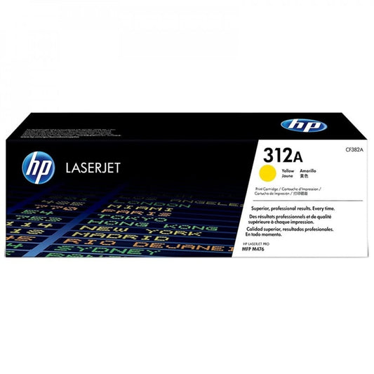 ### **خرطوشة حبر HP CF382A أصفر أصلية – تصل إلى 2700 صفحة | متوافقة مع M476dn, M476dw, M476nw | UnitedSystems**حبر اتش كيو اصفر HQ 126- 312