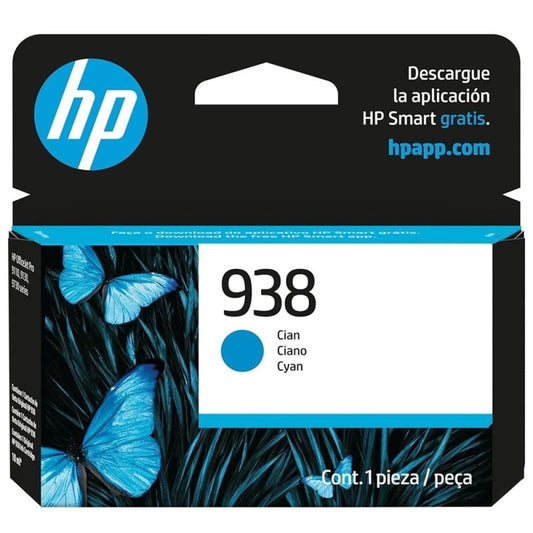 "خرطوشة HP 938 سماوي أصلية (4S6X5PE) – 800 صفحة | متوافقة مع OfficeJet Pro"
