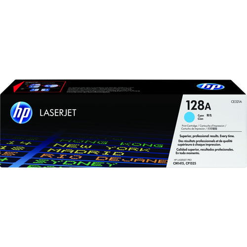 خرطوشة حبر HP CF381A أصلية – لون سماوي | CE321A | إنتاجية 1300 صفحة | متوافقة مع CP1525 & CM1415 | UnitedSystems