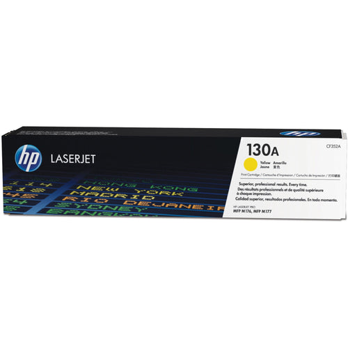 "خرطوشة حبر HP CF352A أصفر أصلية | إنتاجية 1000 صفحة | متوافقة مع M177fw وM176n | ضمان الحماية الممتاز"