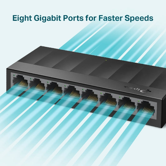 موزع شبكات سلكي جيجابت بي لينك 8 بورت 8-Port Gigabit Switch    سويتش تاب لينك 8 بورت  TPLINK TP1000MBPS 8 PORT